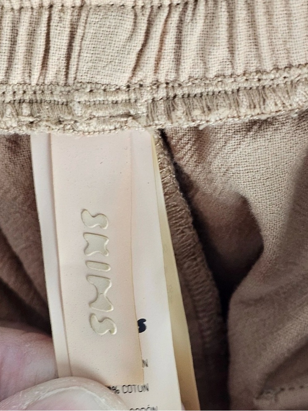 SKIMS Women's Cargo Jogger Pants in Tan - Picture 6 of 9